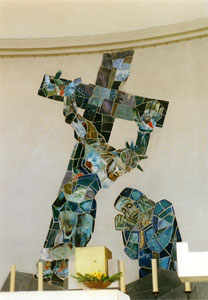 Foto: Mosaik im Altarraum